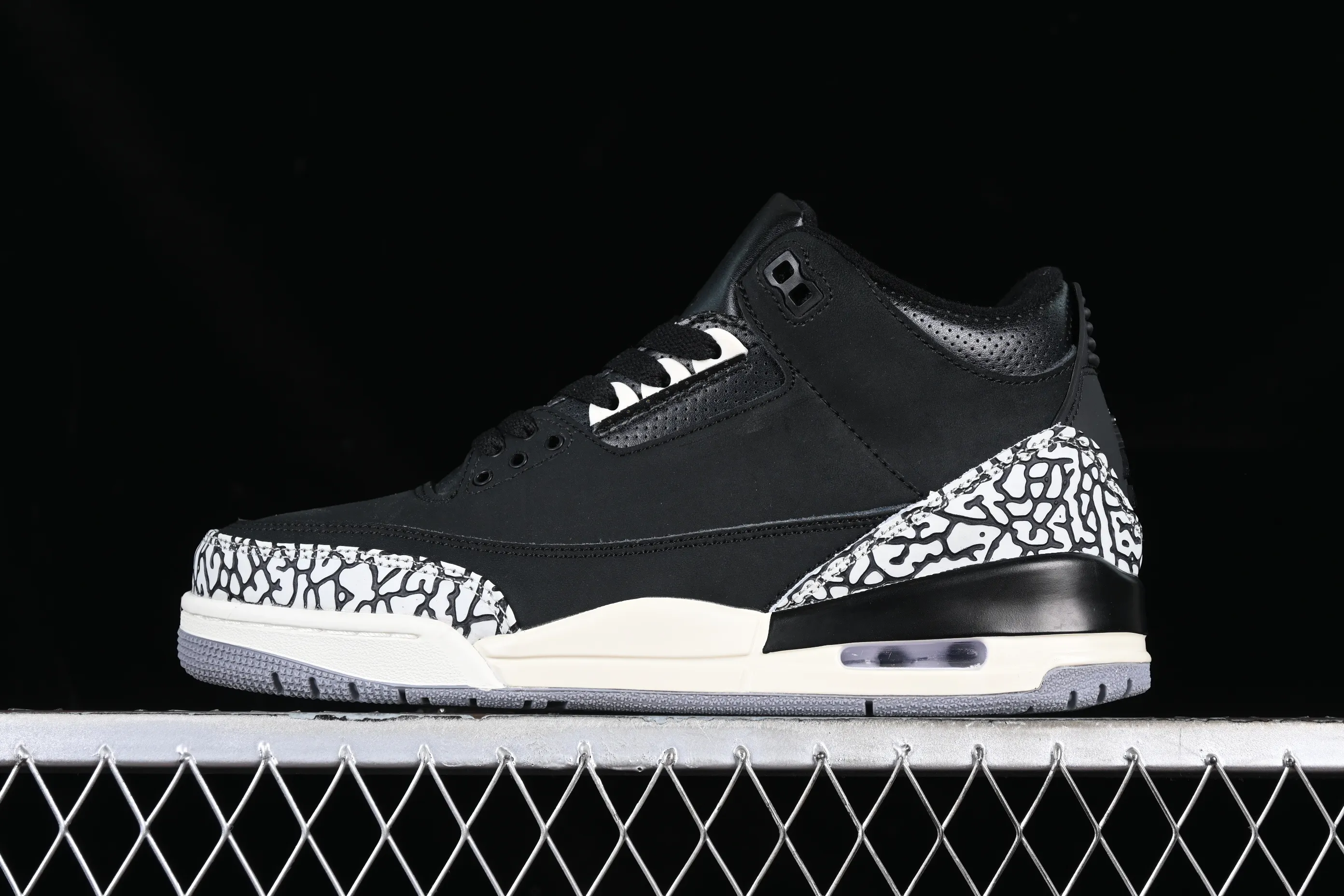 All categories Air Jordan Jordan series basketball shoes Air Jordan 3 G version Air Jordan 3 Retro "Off Noir" AJ3 Joe 3 old black cement CK9246-001
